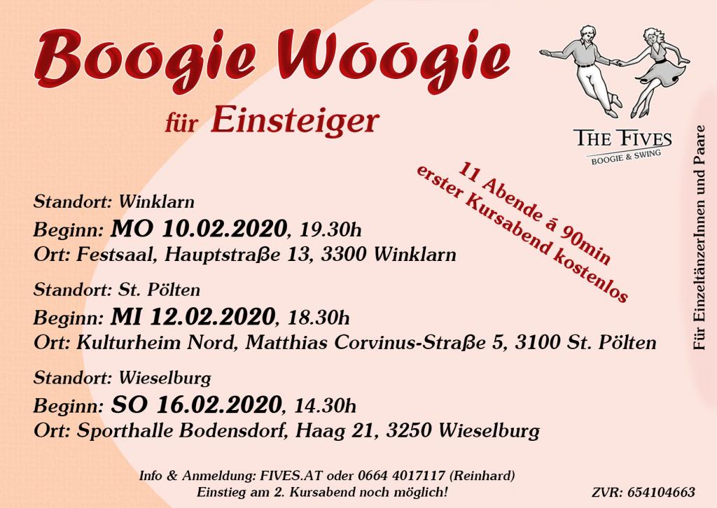 Boogie Woogie für Einsteiger in Winklarn